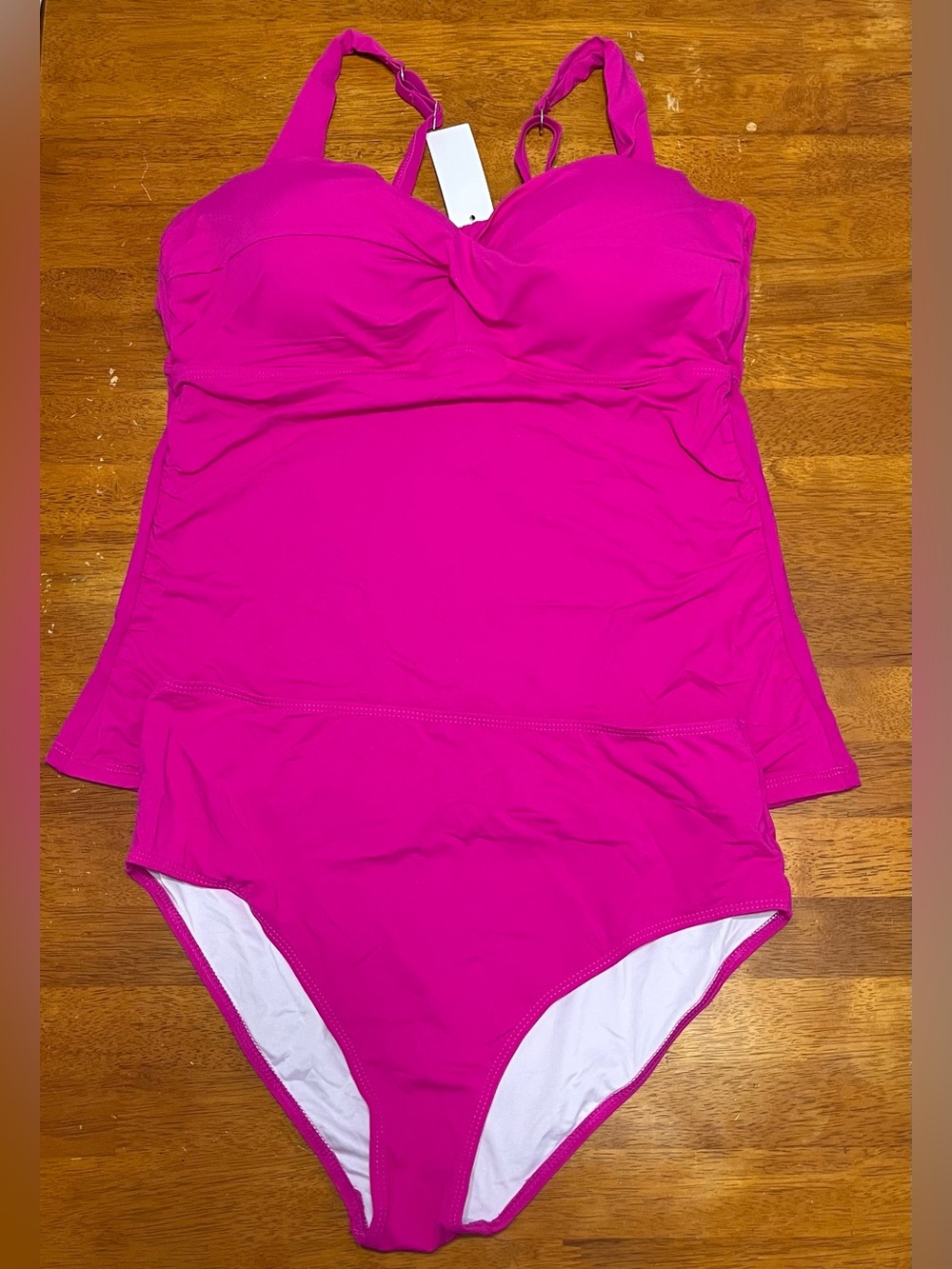 Holipick Two Piece Underwire Tankini Swimsuits for Women Tummy Control XL